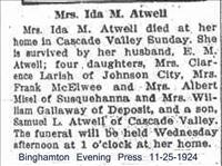 Atwell, Ida